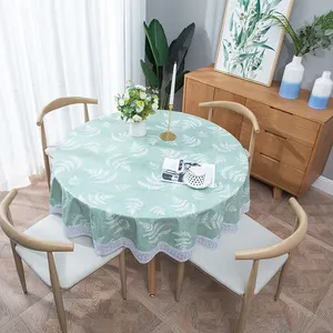 पीवीसी कस्टम घरेलू मेज़पोश निविड़ अंधकार चाय टेबल कपड़ा