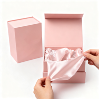 Offre spéciale Emballage de boîte cadeau magnétique en carton matériaux recyclés luxe logo personnalisé perruque cheveux extension de cils