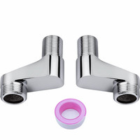 Robinet mitigeur à connecteur, accessoire de bain-douche douche mitigeur robinet de sortie d'eau réglable connecteur de tuyau couchette
