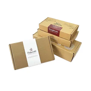 Custom Oem Printing Logo Eco Friendly Kraft Paper Packaging Corrugated Shipping Box Mailers For Small Business