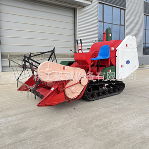 Mini Moissonneuse-batteuse 35 CV à moteur diesel pour blé et riz, multifonctionnelle à chenilles - Product Image 3