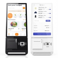 Terminal de Punto de Venta (TPV) con Pantalla Táctil de 15.6 Pulgadas, Sistema Android 11, Escáner de Códigos QR, Impresora de Recibos, para McDonald's