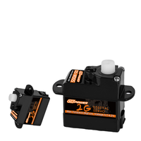 DSPOWER M005 2g Micro Servo en plastique pour avion RC F3P à voilure fixe, servo numérique à réponse rapide et faible bande morte pour drone, robot, griffe
