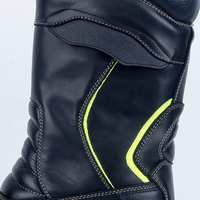 Bottes de sauvetage pour pompiers résistantes au feu EN 15090, en cuir antidérapant, chaussures de sécurité ignifuges, bottes pour hommes