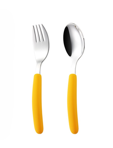 Modern Style 304 Stainless Steel Silverware Set Reusable Restaurant Korean Spoon Dinner Fork for Business Gifts Weddings - Product Image 2
