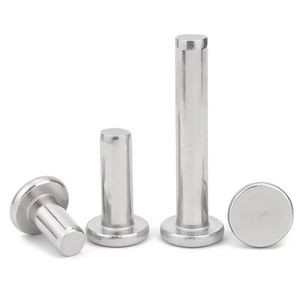 4.8Mm Thép Không Gỉ Micro Đinh Tán DIN Tiêu Chuẩn Đầu Phẳng Đinh Tán 304 316 Cho Giày Trượt Tuyết & Giày Đóng Kim Loại Tiêu Chuẩn Đinh Tán - Product Image 4