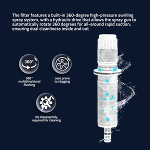 Whole House <strong>Water</strong> <strong>Filter</strong> High Precision Sediment Filtration Non-clogging <strong>Water</strong> Purification Automatic Cleaning - Product Image 3