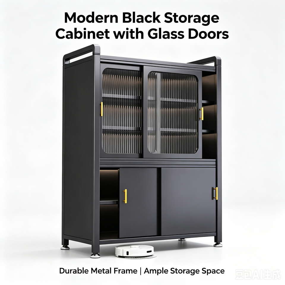 Steel Sliding Door Storage Cabinet with Large Capacity and Dust-Proof ...
