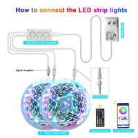 Magic Color Dream Light 20m Ws2812 Bande LED Bande LED intelligente sans fil pour les grossistes