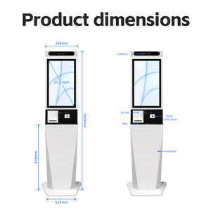 Kiosco POS Inteligente Vertical Todo en Uno de Alta Tecnología con Pantalla Táctil Grande de 32 Pulgadas, Intel Core I5, Windows 10, NFC - Product Image 4