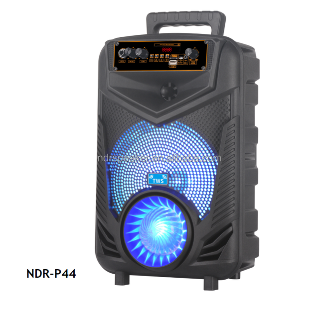 For The Sales of New Partybox NDR-P44 Portable Rechargeable LED Party Box Speaker