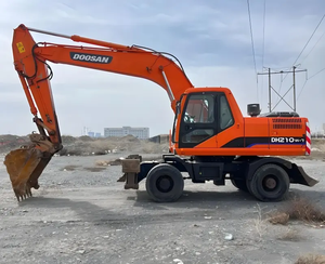 Excavateur DH210W-7 Doosan d'occasion de haute qualité Excavateur hydraulique à DH210W-7 roues Doosan en vente - Product Image 4