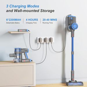 Deux modes <span class=keywords><strong>de</strong></span> vitesse pour l'aspirateur <span class=keywords><strong>de</strong></span> <span class=keywords><strong>nettoyage</strong></span> en profondeur des sols durs et des <span class=keywords><strong>tapis</strong></span> - Product Image 6