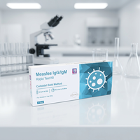 Kit de test rapide REAGEN pour la détection des maladies chez les animaux de compagnie : Test de diagnostic vétérinaire de classe II pour chiens et chats (IgG/IgM pour la fièvre jaunisseuse)