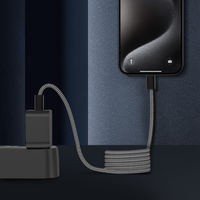 2024 nouvelle tendance 100W câble de données magnétique LOGO personnalisé C à C pd câble nouveauté câble de charge pour iphone