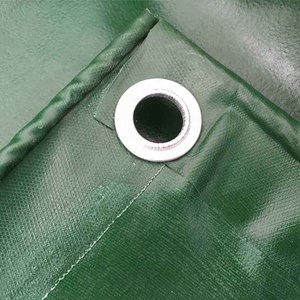 Cubierta de camión Material de PVC 450GSM Lona Color verde Alta calidad Buen precio - Product Image 5