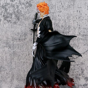 33cm <span class=keywords><strong>BLEACH</strong></span> figurines d'anime Kurosaki <span class=keywords><strong>Ichigo</strong></span> mille ans bataille de sang <span class=keywords><strong>masque</strong></span> factice Double tête sculptée - Product Image 5