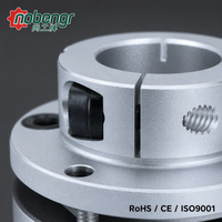 Accouplement à disque à trois sections en alliage d'aluminium, double diaphragme en acier inoxydable, serrage sans jeu, haute précision pour vis à billes et encodeur servo