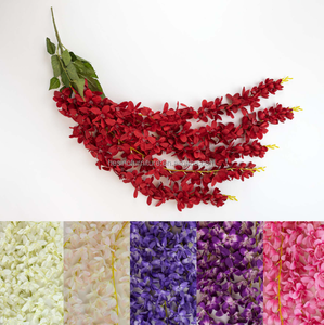 Orquídeas tailandesas artificiales colgantes, elegantes flores falsas para decoración de interiores - Product Image 1