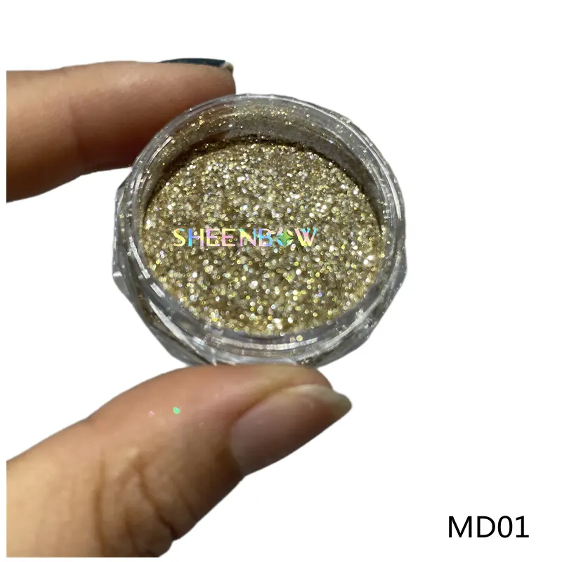 Sheen bow Pigment Eye Glitter Duo chrom Lidschatten Bunte kosmetische Qualität Glitter Makeup Pigment