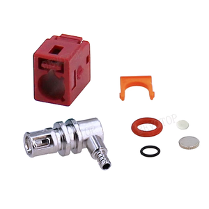 Fakra impermeabile A/B/C/<span class=keywords><strong>D</strong></span>/<span class=keywords><strong>F</strong></span>/G/H/I/K/Z femmina ad angolo retto 90 ° Jack 50Ohm per cavo RG174 RG316 LMR100 - Product Image 3