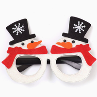 Gafas Decorativas con Temática Navideña, Accesorio de Disfraz para Fiestas de Navidad y Año Nuevo