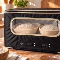Boîte de levage de pâte pliable portable, fermenteur à pain électrique avec affichage numérique