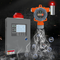Alarme murale de gaz combustible pour acétylène (C2H2) et propane (C3H8) pour cuisines de restaurant, hôtels, sous-sols, cuisines auxiliaires et cantines