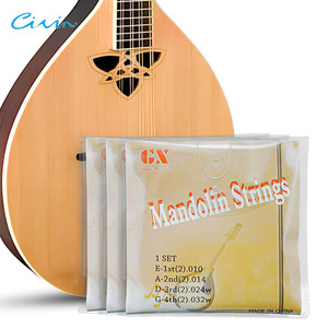 Cuerdas <span class=keywords><strong>de</strong></span> <span class=keywords><strong>Mandolina</strong></span> <span class=keywords><strong>de</strong></span> Acero con Entorchado <span class=keywords><strong>de</strong></span> Latón OEM Personalizadas al por Mayor, Juego <span class=keywords><strong>de</strong></span> 8 Cuerdas para Mandola - Product Image 1