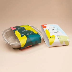 Etiquette enveloppante en papier imprimée personnalisée pour le ventre Manchon en papier d'emballage pour fruits et légumes de supermarché et autocollant d'étiquette - Product Image 5