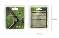 Adaptador USB Bluetooth 5.3 BR8652 sin Controladores para Windows 7/8/10, Laptops, Móviles y PDA, Auriculares/Altavoces, Negro, Alcance de 10-20m