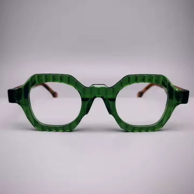 High Quality Luxury Retro Pure Titanium Acetate Optical Eyeglass Frame Classic New Prescription Glasses Frame