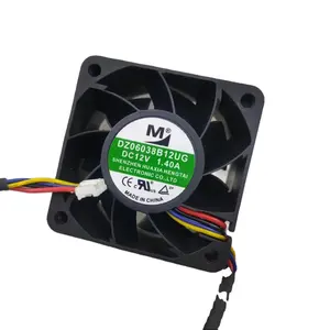 DZ06038B12UG 60mm 12V 1.4A kare fırçasız fan 4 pins PWM yüksek sıcaklık dc fan