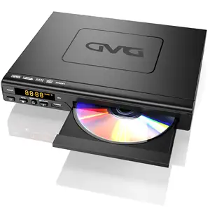 2021 new technology classical all black High-tech 720P to 1080P DVD player