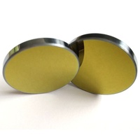 Miroir réflecteur laser en matériau de silicium hautement réfléchissant de 20 mm et 25 mm de diamètre pour machine de découpe laser