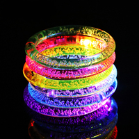 Vente en gros pas cher bracelet lumineux bracelet led-bracelet en plastique led pour les événements clignotant Light Up Bracelet Dmx