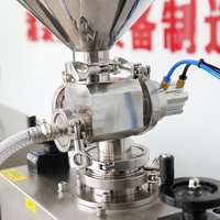 Tube cosmétique dentifrice pâte petite pommade soin mayonnaise tuyau d'étanchéité tasse machine de remplissage de crème cosmétique