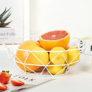 Bol à légumes de cuisine ménager, <span class=keywords><strong>panier</strong></span> à fruits multifonctionnel en fil de fer, rangement pour aliments, support de rangement pour aliments, plat à fruits - Product Image 3