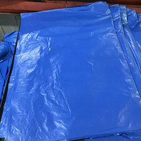 Feuilles de table jetables personnalisées en usine HDPE/matériau LDPE taille 90cm x 90cm sac en plastique à usage industriel