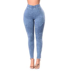 <span class=keywords><strong>Jeans</strong></span> Denim wanita pinggang tinggi, <span class=keywords><strong>Jeans</strong></span> Denim ketat gadis Skinny seksi ramping - Product Image 2