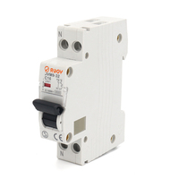 Disjoncteur miniature JVM9-32 1P haute performance, courbe C, protection moteur en plastique, capacité de coupure 4,5 kA