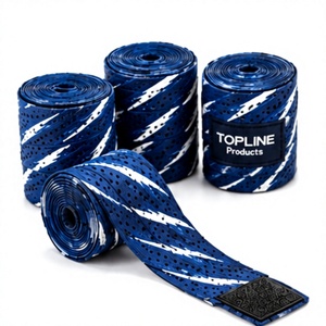 Cinta de Agarre para Bate de Béisbol TOPLINE con Patrón de Rayas Azules y Blancas de 1.5 Metros, Antideslizante, Absorbente de Sudor, Personalizable - Product Image 1