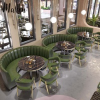 Banc de restaurant, canapé, mobilier de restauration rapide, design nordique moderne, bois massif, pour café, table et chaise