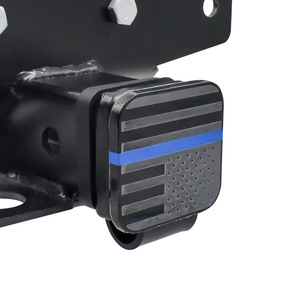 Thinkwell Trailer Hitch <b>Plug</b> Cover With Ring Black Square Tube Cap For <b>Replace</b> Repair - Product Image 2