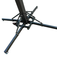 Support d'éclairage de scène modulaire pliable et portable en fer de 6,5 m avec manivelle pour spectacles et concerts