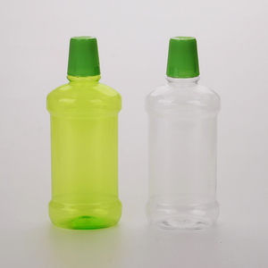 200ml <span class=keywords><strong>250ml</strong></span> 360ml 500ml Botella de lavado de boca de cuidado bucal de plástico de forma plana con taza medidora 28/425 tapón de rosca Enjuague bucal Embalaje - Product Image 2