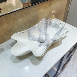 อ่างล้างหน้าเซรามิกสำหรับห้องน้ำ - Product Image 3