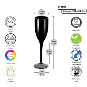 Flûtes de verre coupe <span class=keywords><strong>champagne</strong></span> rose de mariage en <span class=keywords><strong>plastique</strong></span> acrylique réutilisable bon marché <span class=keywords><strong>à</strong></span> vendre - Product Image 2