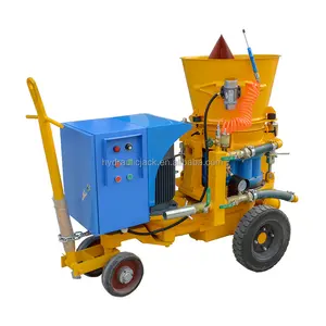 Dry mix electric engine 5m3/h refractory shotcrete gunning machine for Ladle and Crucible Linings