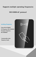 Lector-Grabador de Escritorio UHF RFID Micro-USB EPC Gen2 para Codificación de Datos de Etiquetas RFID y Gestión de Inventario de Activos
